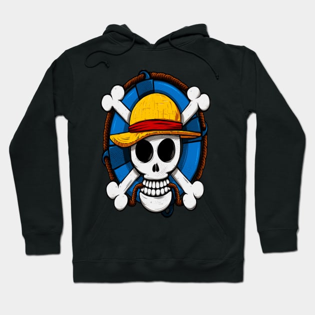 jolly roger Hoodie by BAI